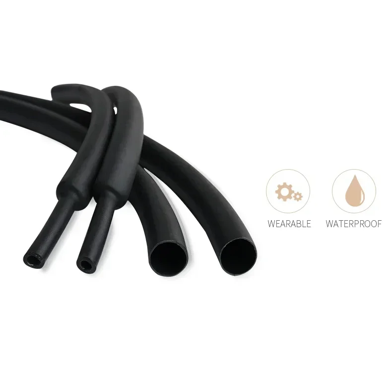 Heat Shrink Tube 1/3/5M 3:1 dia 1.6/2.4/3.2/4.8/6.4/7.9/9.5/12.7/15.4/19.1/25.4/30/39/50mm With Glue Double Wall Tube