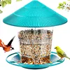 Bird Feeder Automatic Foot Feeding Tool Outdoor Bird Feeder Hanging Nut Feeding Multiple Hole Dispenser Holder Food Container 5