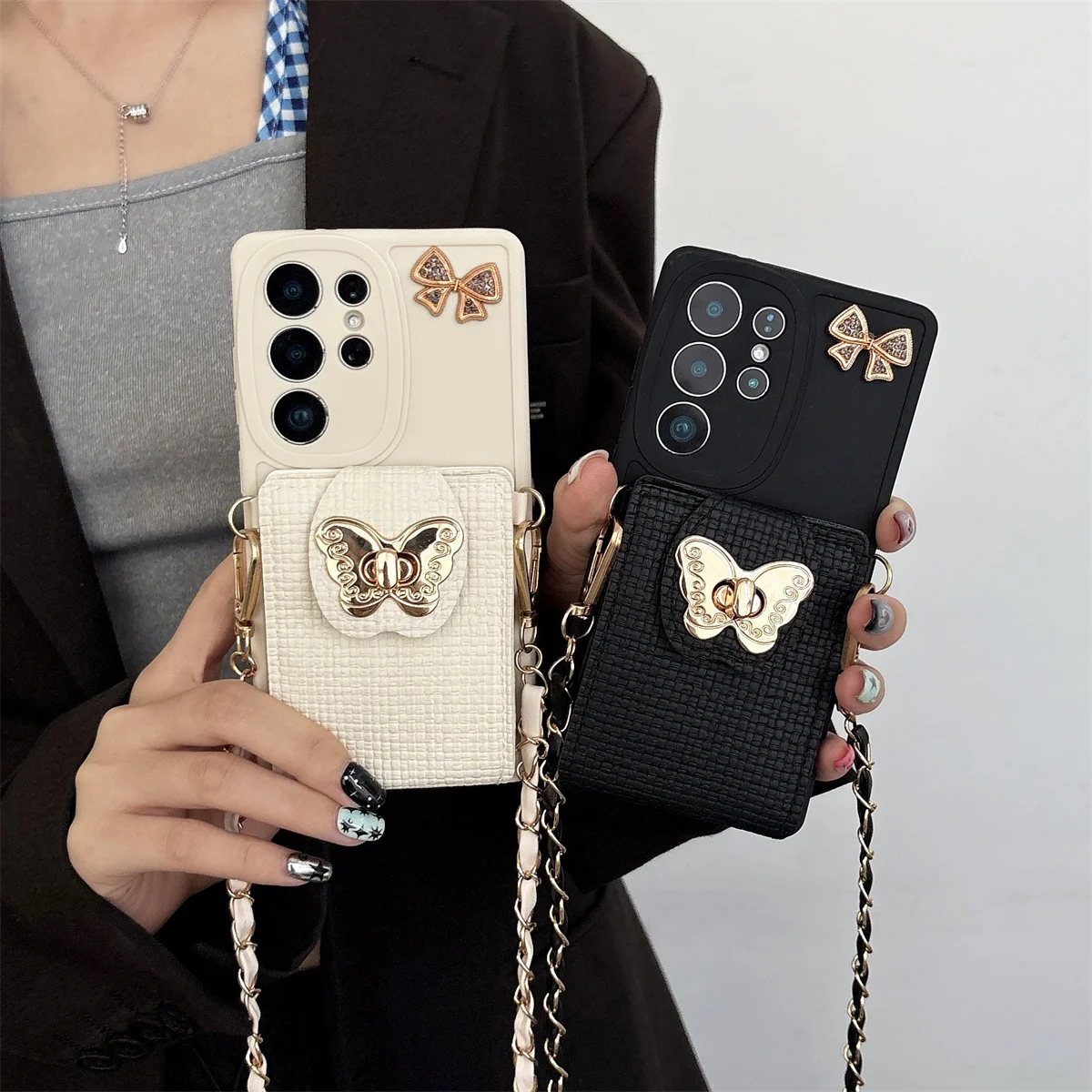 Crossbody Phone Case with Wallet Card Holder - Stylish and Functional Mobile Accessory