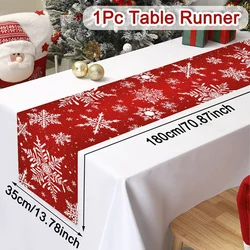 Festive Santa Claus Christmas Table Runner - Holiday Decor and Gifts (34)