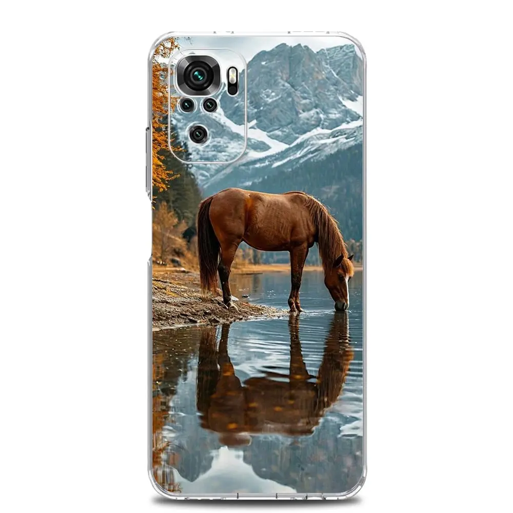 Elegant Brown Horses Phone Case Cover
