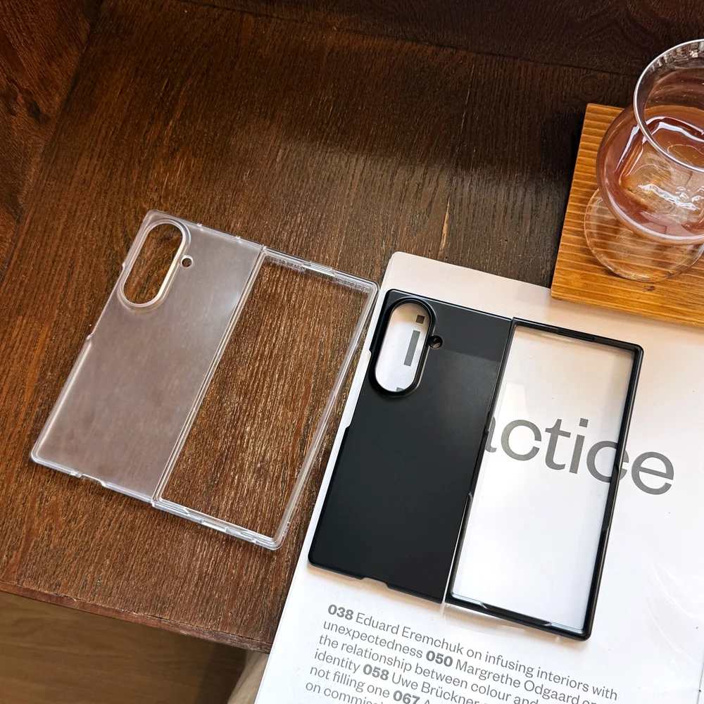 Matte Transparent Shockproof Dual-Layer Phone Case