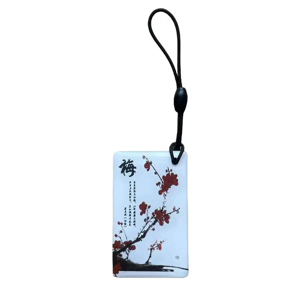 10/20/50/100Pcs Random Pattern ID 125KHz EM4305 T5577 RFID Blank Chip Card Rewritable Duplicate Proximity Token Keyfobs Key Tag 4