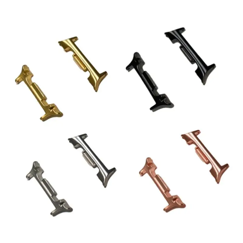 Stainless Steel Watchband Connector Adapters - 1 Pair