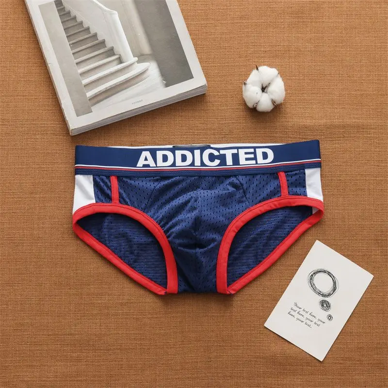 Addicted Men Underwear Male Underpants Bikini Pant Low Rise Swimwear Designer Men Boxer Underwear Comfortable Breathable Briefs 6