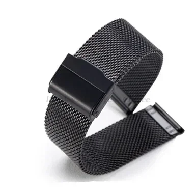Sleek Milanese Stainless Steel Watch Band with Tool Pin