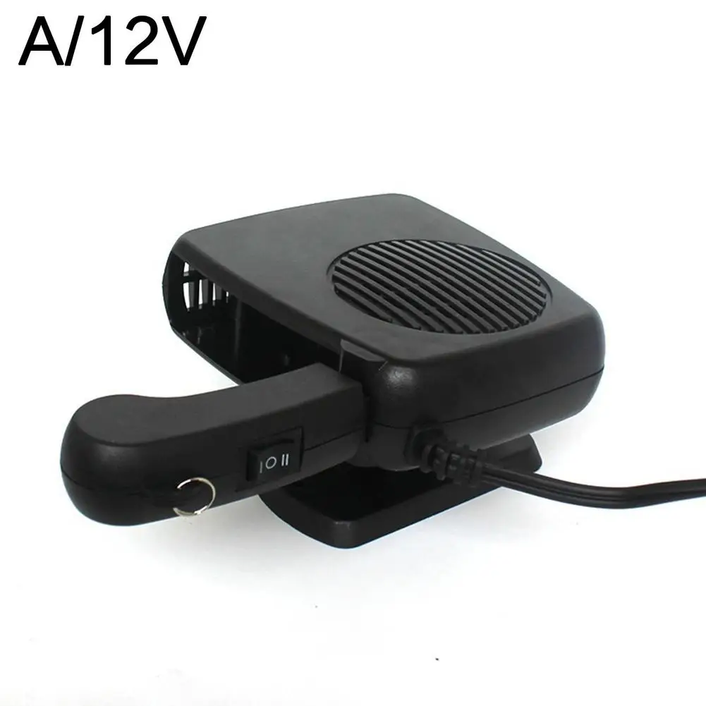 200W 12V/24V Portable Fan 2 IN Coog 1 Heater Electric Auto Car Windshield Anti-Fog Heating Defrost_voghion.com