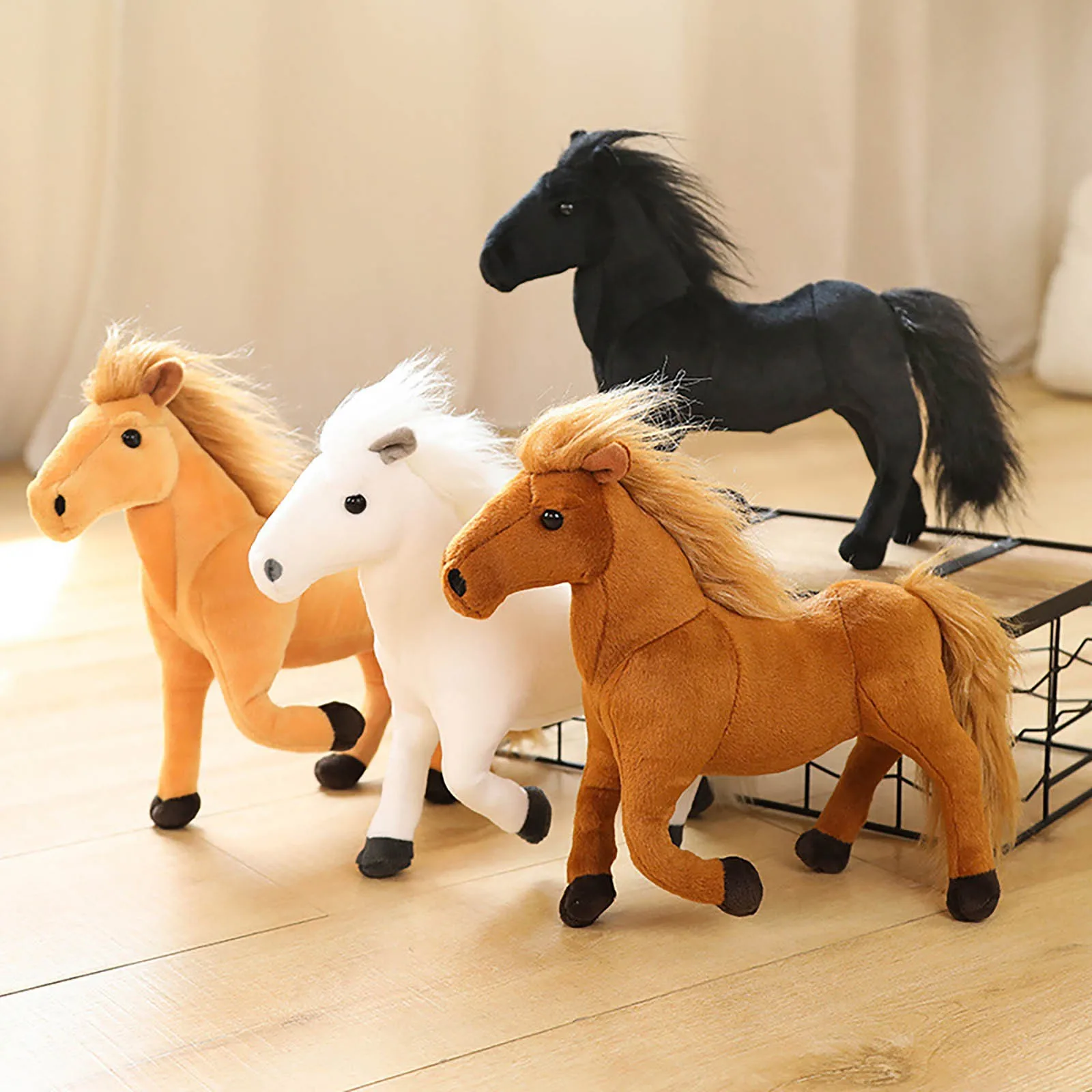 TOYANDONA Cavalo Appaloosa Cavalo De Brinquedo Realista Cavalo De Simulação  De Brinquedo Figura Do Cavalo Recheio De De Páscoa Brinquedos De Animais