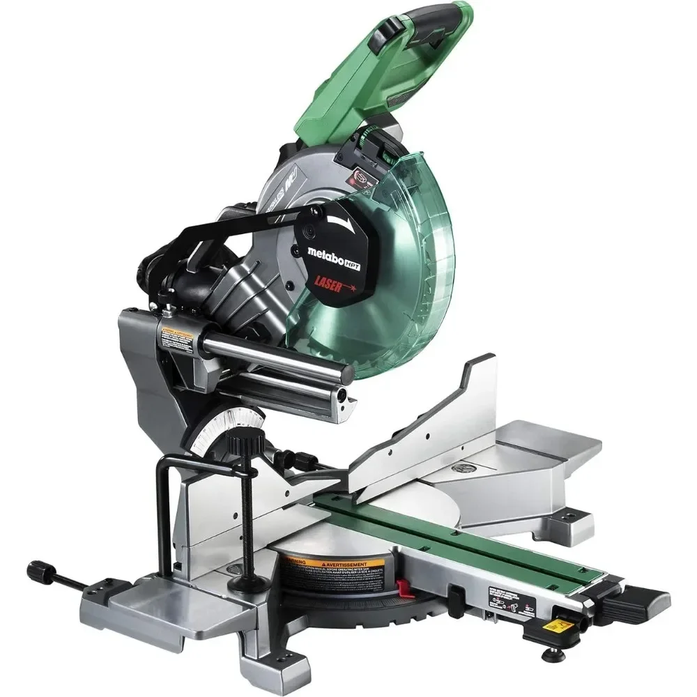 36V Sliding Miter Saw 10-Inch Blade Dual Bevel Includes Battery & Charger C3610DRAQA