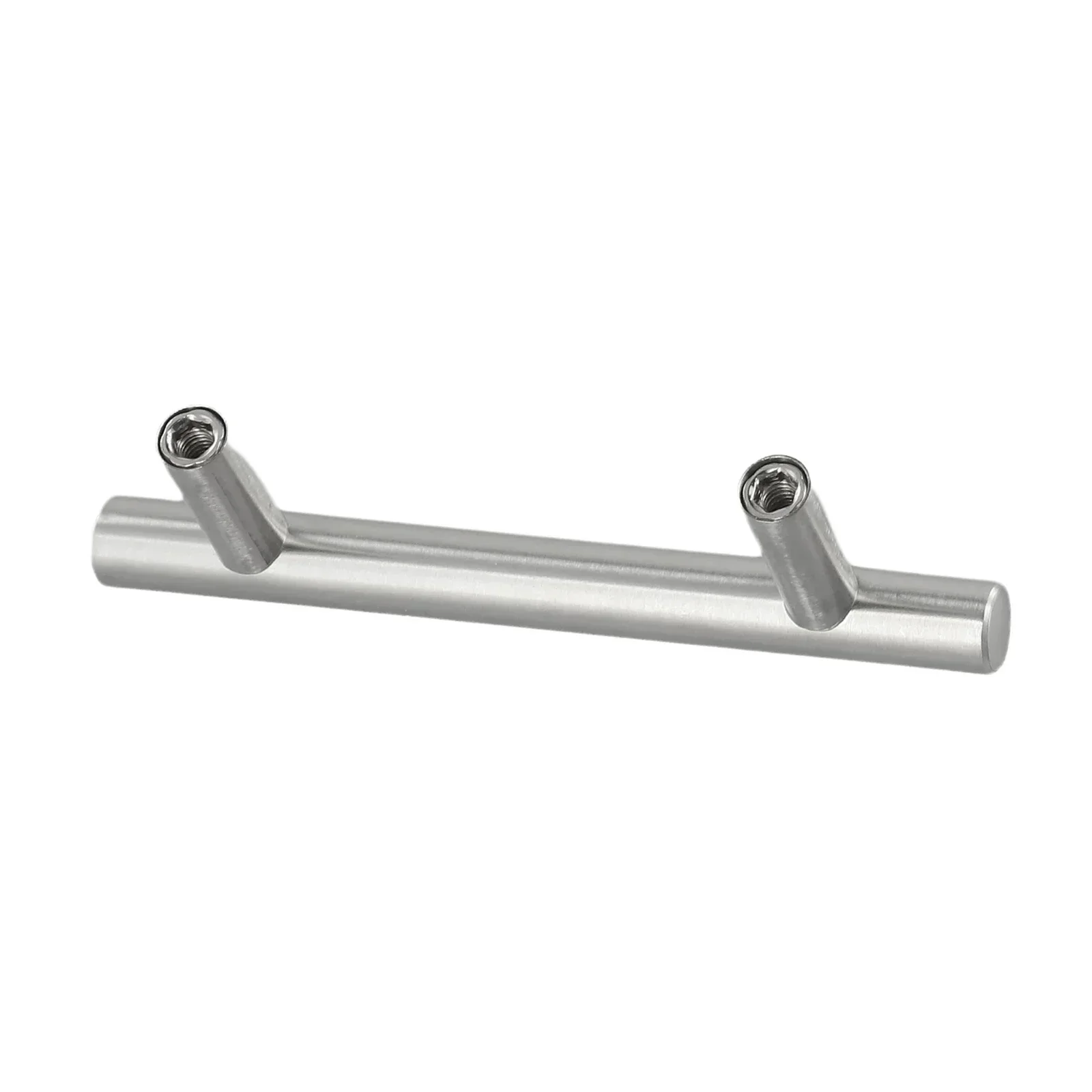 Stainless Steel T-Type Drawer Cabinet Wardrobe Door Handles 2-14 Inches 2 Screws
