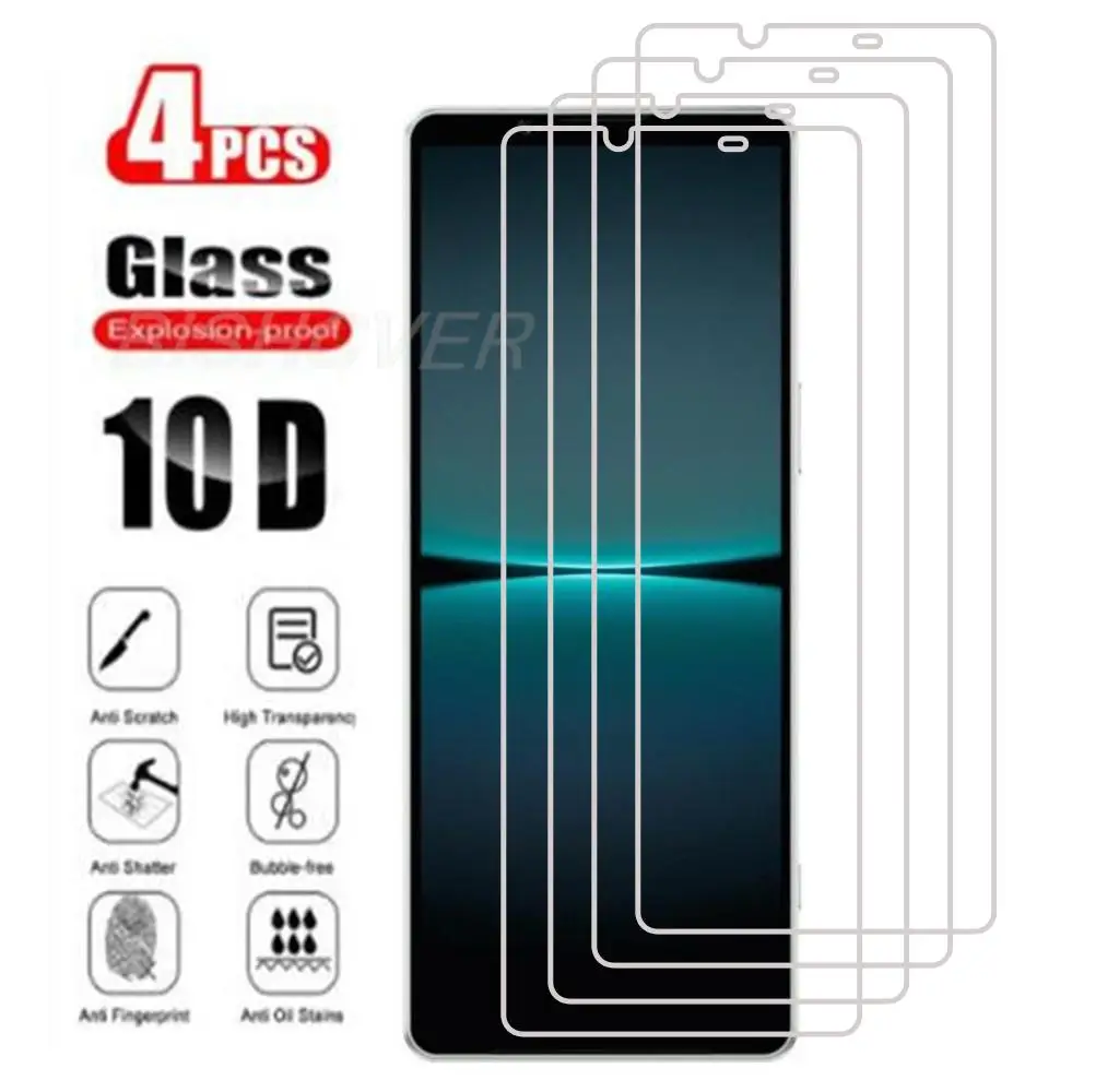 Tempered Glass For Sony Xperia 1 Ii Iii Iv 10 Iv Glass Screen Protector Glass For Sony Xperia 1 10 Iv Protective Phone Film