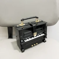 Sacs à main et sacs à main de luxe pour femmes, sac à bandoulière en forme de piano, sacs faits à la main, sacoche, sac de banquet 4
