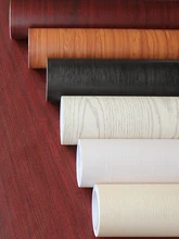 

Retro Faux Wood Grain Peel and Stick Wallpaper Self-adhesive Wood Plank Wall Paper Removable Vinyl Wall Covering Door Sticker