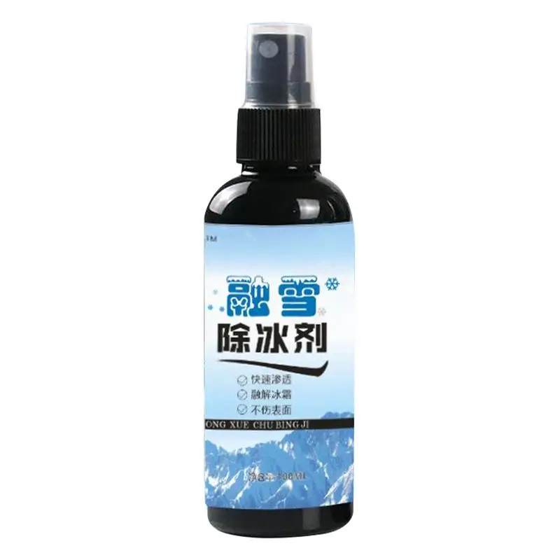 

Ice Melting For Cars 100ml Instant Mirror Ice Remover Snow Cleaner Windshield Cleaning For Rearview Lock Holes Headlights Glass