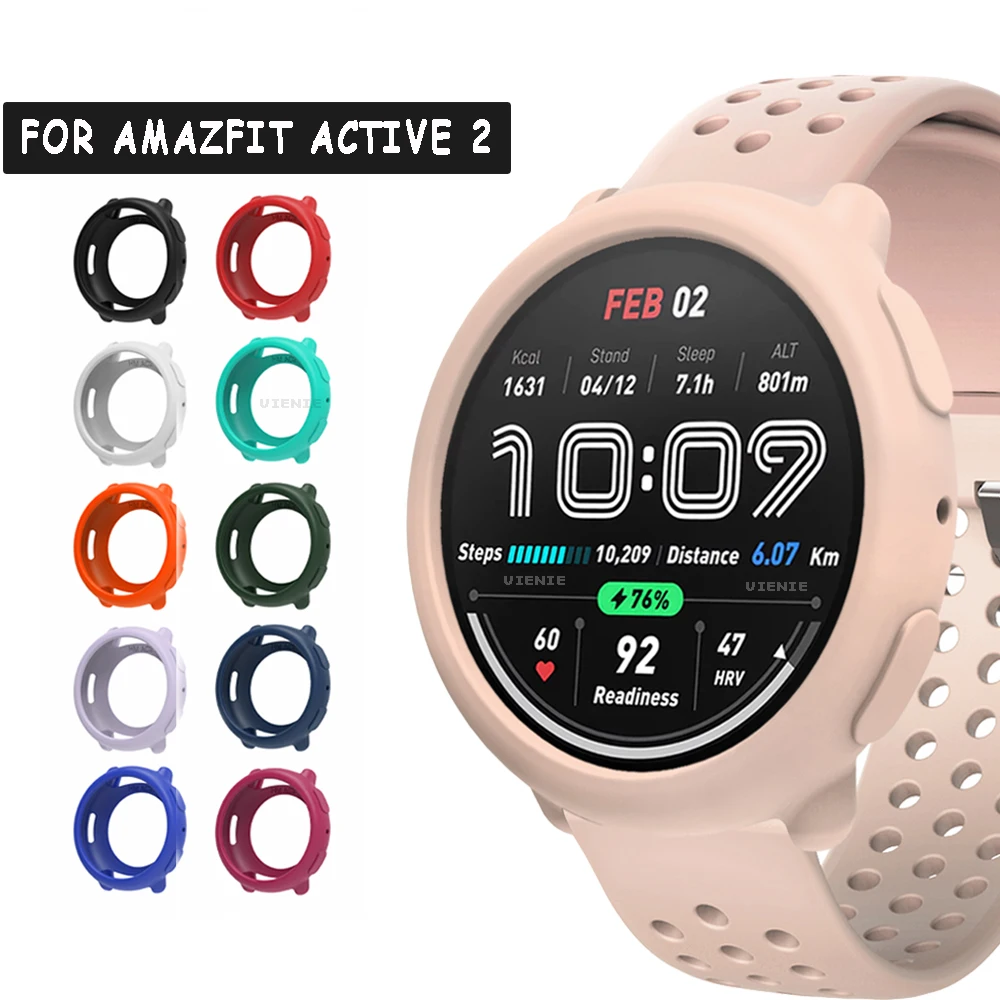 Soft Silicone Shockproof Protective Case for Smartwatch - Lightweight and Durable Cover