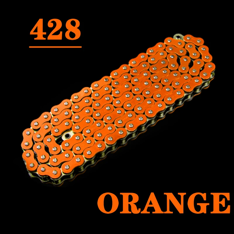 520 O-Ring Drive Chain – 114 Links, Green, With Master Link – For Motorcycles, ATVs & Dirt Bikes (0.625" Pitch)