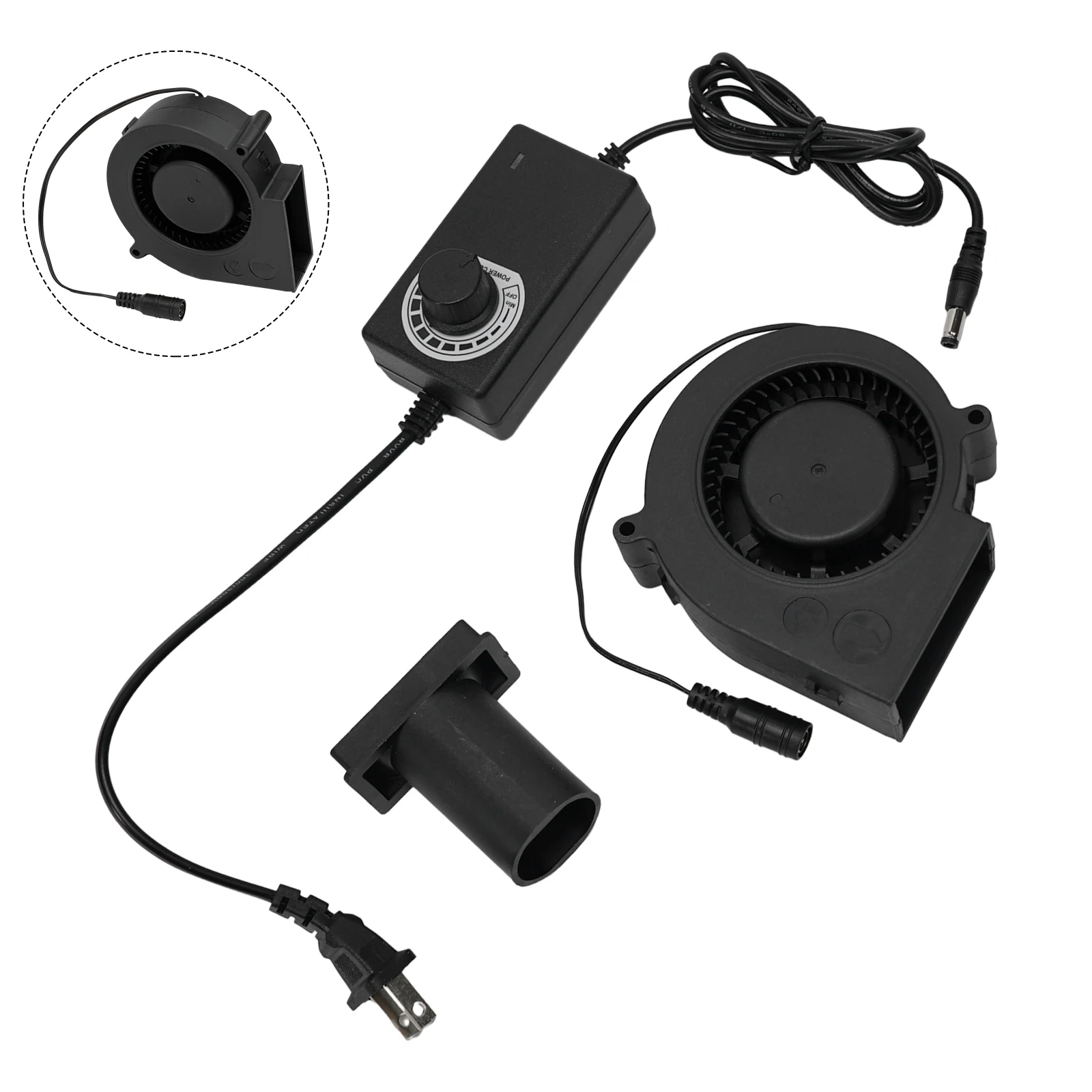【Quality】 Turbo Fan Blower Replacing Speed Control 9733 Stove Double Firewood Manual Portable Adjustable Volume Air.