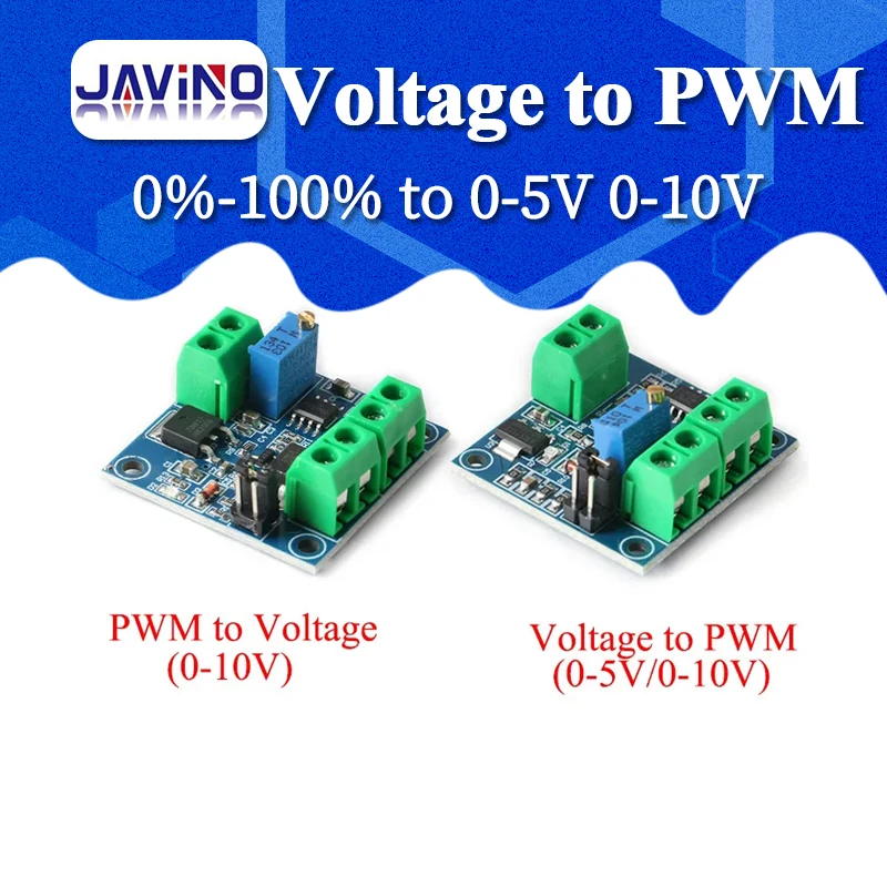 Voltage to PWM Adjustable Signal Converter Module