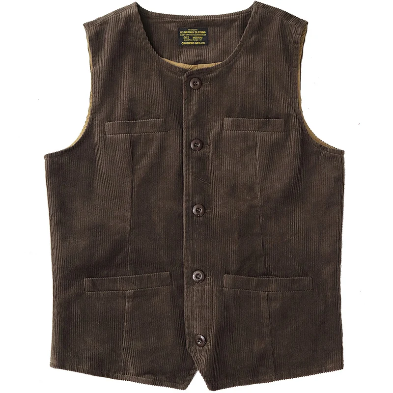 ジャケット・アウター AMERI MILITARY CORDUROY VEST Ameri（アメリ）の「MILITARY CORDUROY VEST（ベスト）」 - WEAR