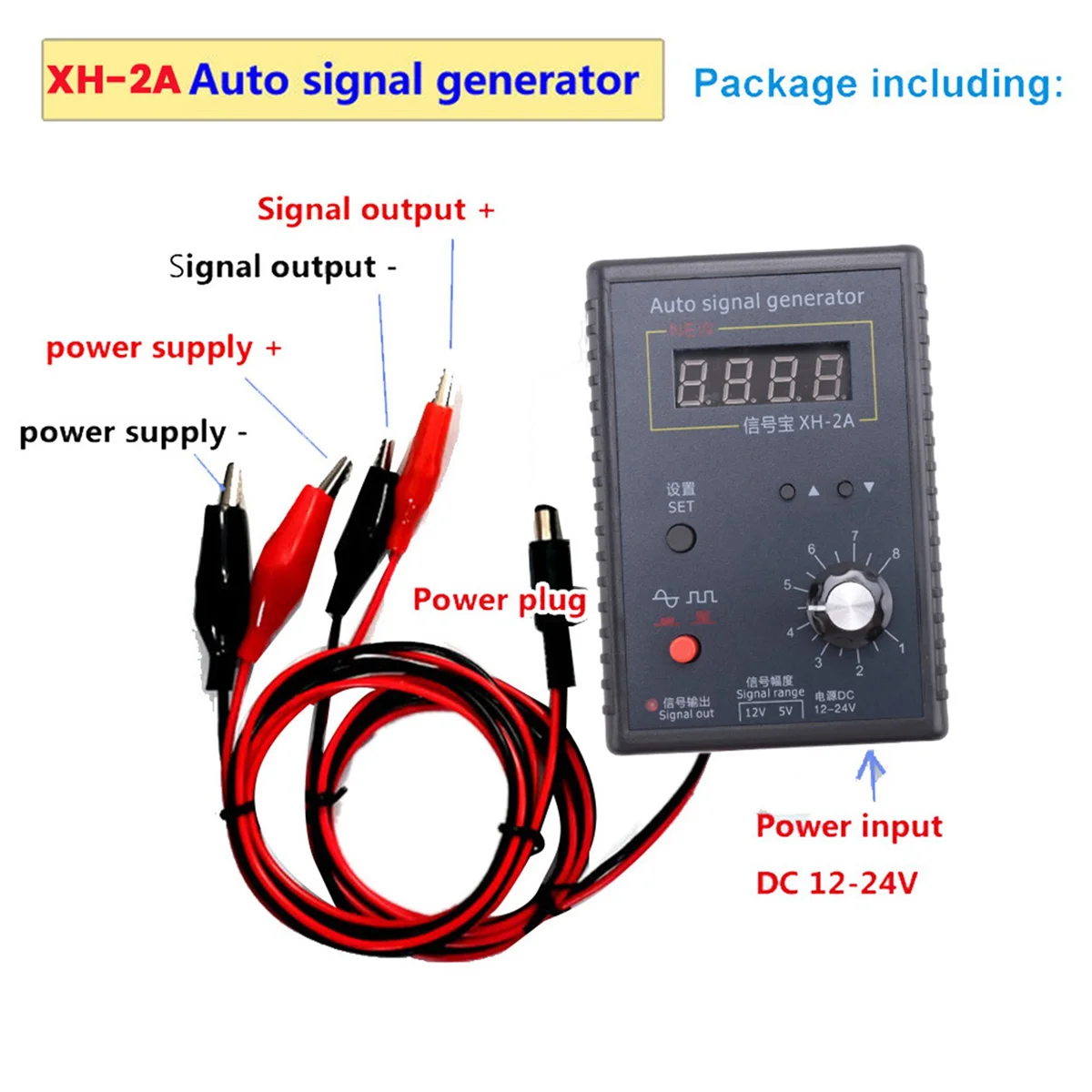 Sensor Simulation Box Automotive Signal Generator Analog Signal Stopwatch Automotive Repair Tools