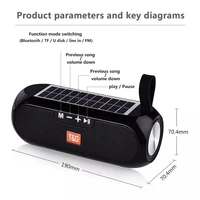 Solar Radio FM Outdoor Portable Wireless Bluetooth Speaker Music Sound Box Subwoofer Bass Aux PC TV Computer TV Hifi Stereo Mp3 - Image 4