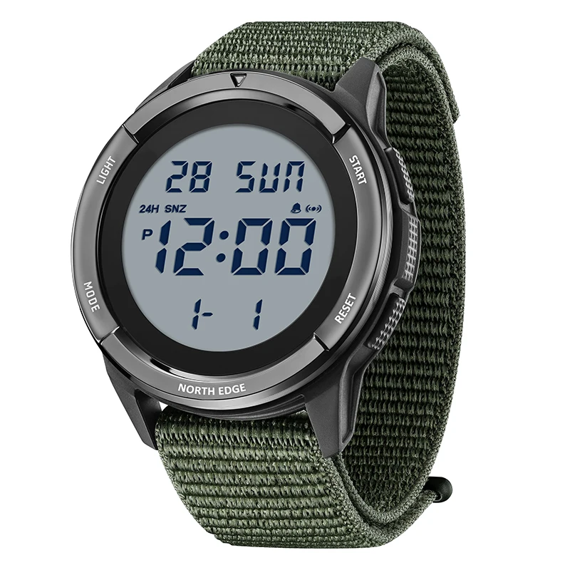 NORTH EDGE TERRAX Men's Waterproof Outdoor Sports Digital Watch