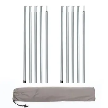 텔레스코픽 텐트 장비, 야외 스포츠 캠핑 차양 브레이싱 로드, 텐트 폴, 천막 스틱, 캐노피 타프 폴