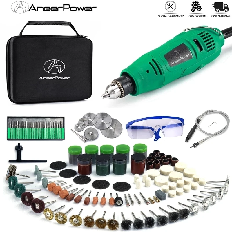 Mini Trapano Elettrico Diametro Di Bloccaggio 0.6-6.5Mm 260W Dremel Engraver Utensili Elettrici Rotanti Lucidatura Rettifica Intaglio Penna Per Incisi