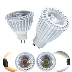 Lampara Led Spotlight Super COB 5W 9W MR16 GU10 12v 24v Aluminum Bulb Spot Light Ceiling Downlight 12 24 Volt Energy Saving Lamp