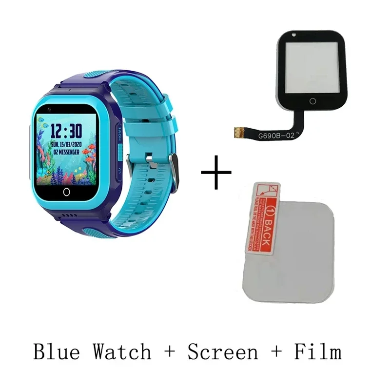 blue film screen