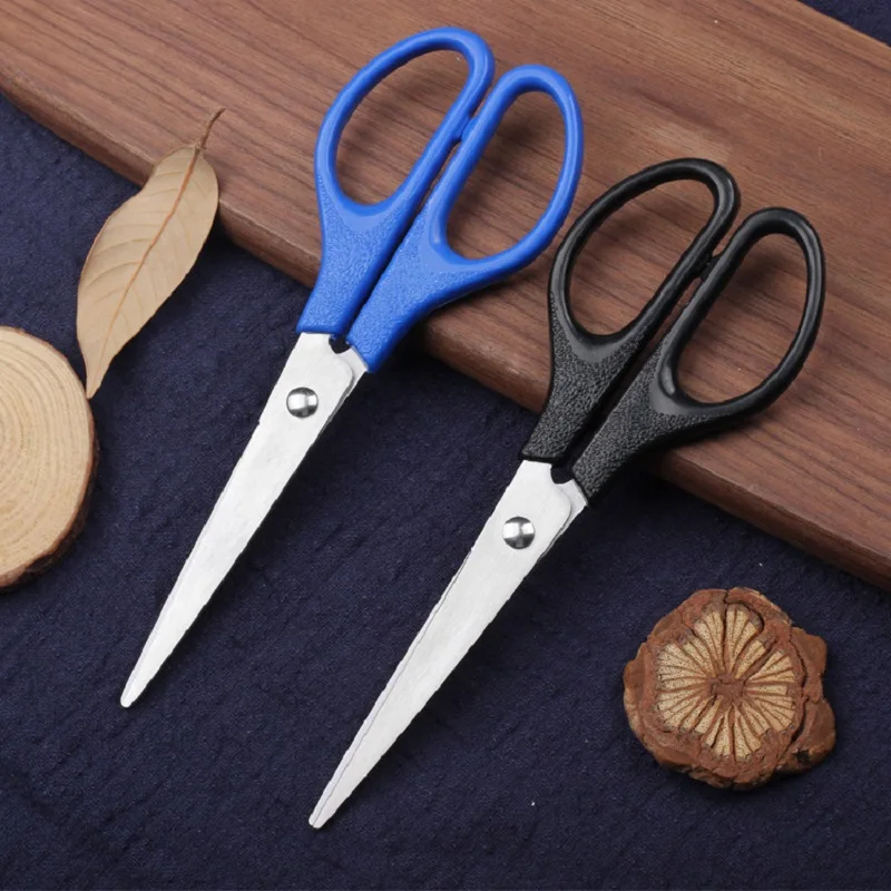 170mm Stainless Steel Multi-function Scissors Household Handmade Stationery Student Scissors Office Scissors Paper-cut 5