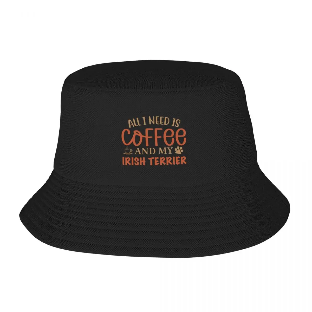 

All I Need is Coffee and My Irish Terrier - Dog Bucket Hat Vintage Caps Mountaineering Men's Baseball Cap Women's