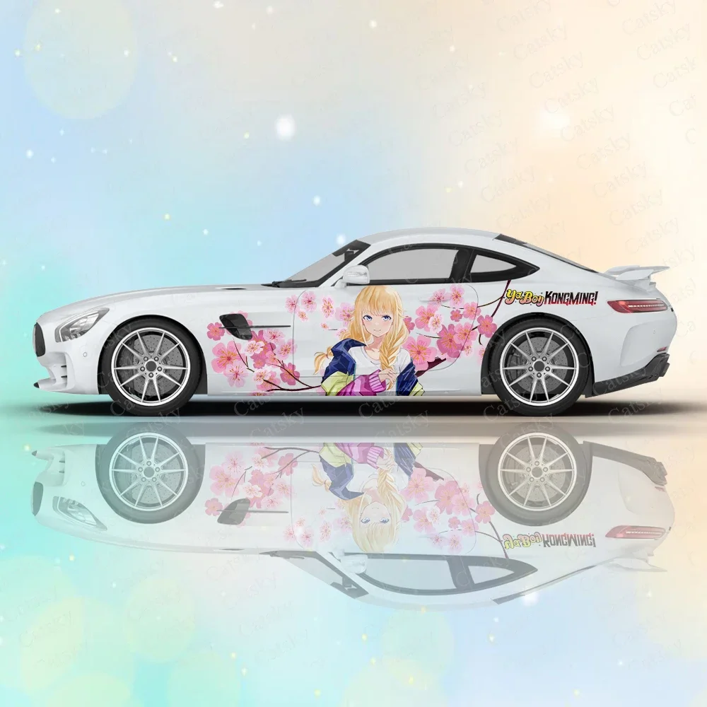 

Eiko Tsukimi – Ya Boy Kongming! Anime Car Body Stickers Anime Itasha Vinyl Car Side Decal Sticker Car Body Sticker