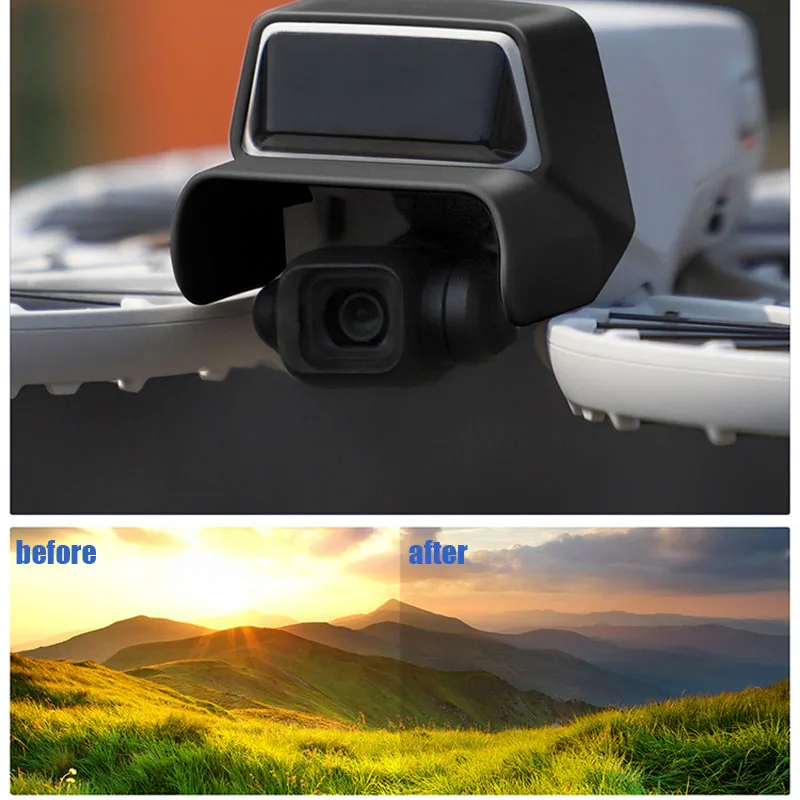 Pare-soleil pour DJI Flip - Protection d'objectif anti-reflet, dégagement rapide