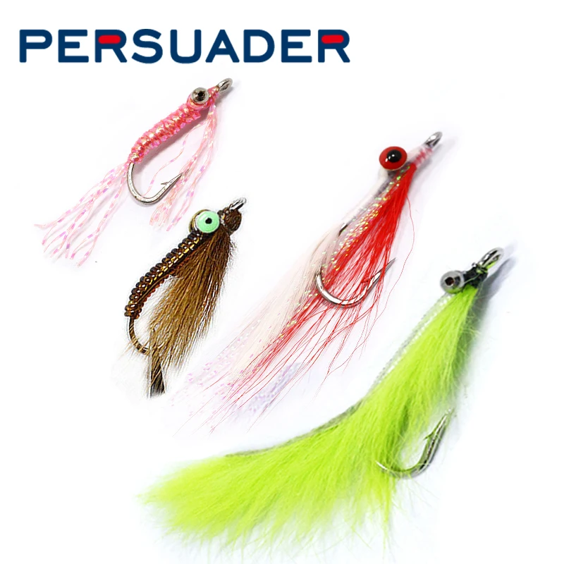 Confezione Da 4 Pezzi Pesca A Mosca Crazy Charlie Saltwater Mosche 2 #4 # Gamberetti Gamberi Modello Fast Sink Bonefish Permesso Tarpon Esche Da Pesca