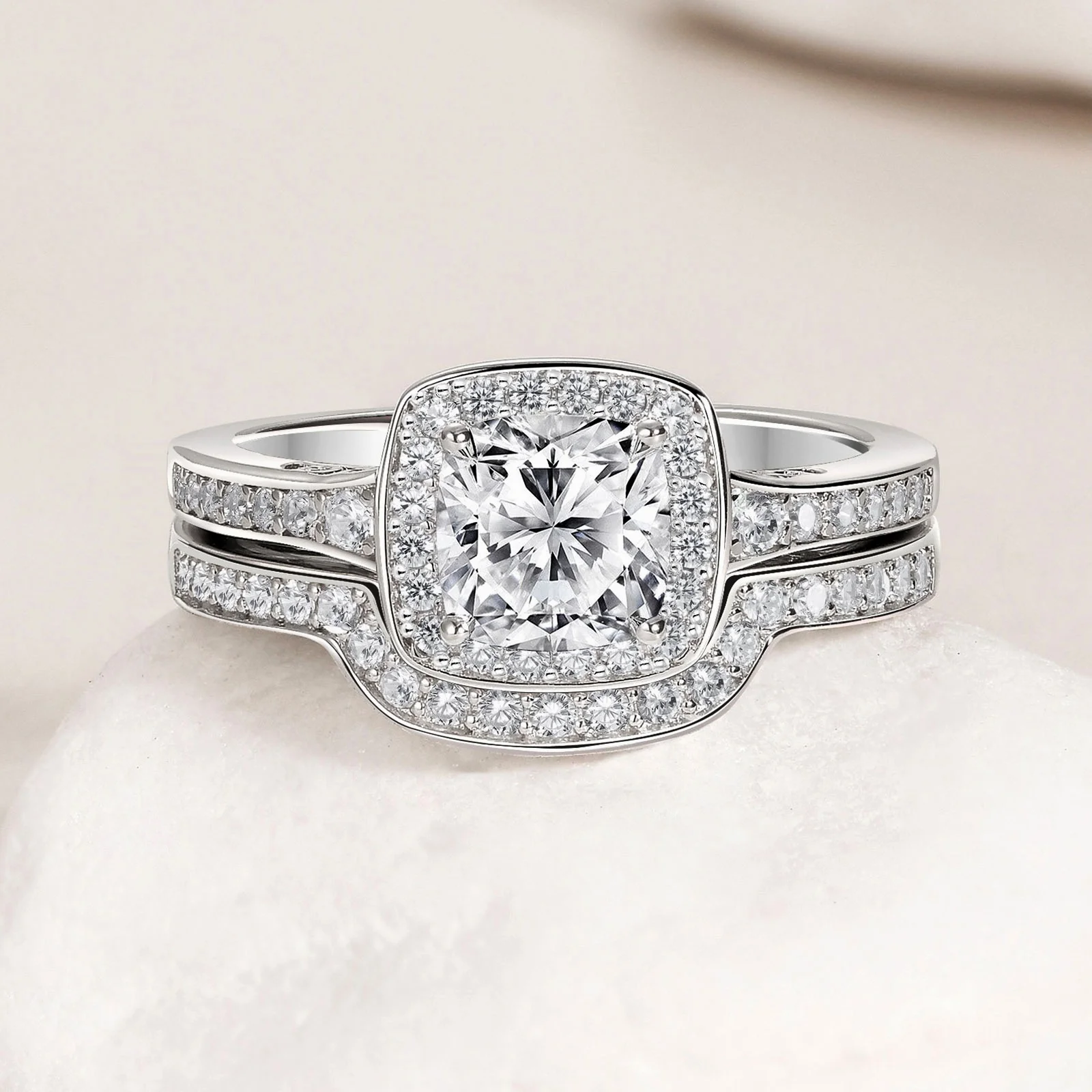 カープ　リング (925　SILVER)　10号 × 2 セット 2 Pieces Set Original 925 Sterling Silver Wedding Rings for