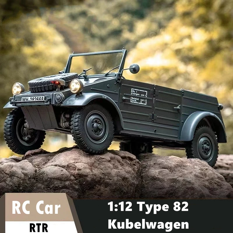 FMSRC Car 1:12 Type82 Kubelwagen Electric Model Four-Wheel Drive