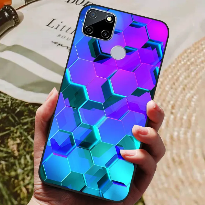 Premium Silicone Back Cover – Artistic Design for Enhanced Grip and Protection