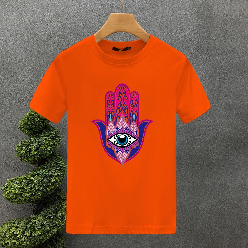 Creativity Brand 100% bumbac de înaltă calitate cu imprimeu pentru cupluri, vară Haruku pentru bărbați/femei, tricou cu mânecă scurtă, mărime asiatică_voghion.com