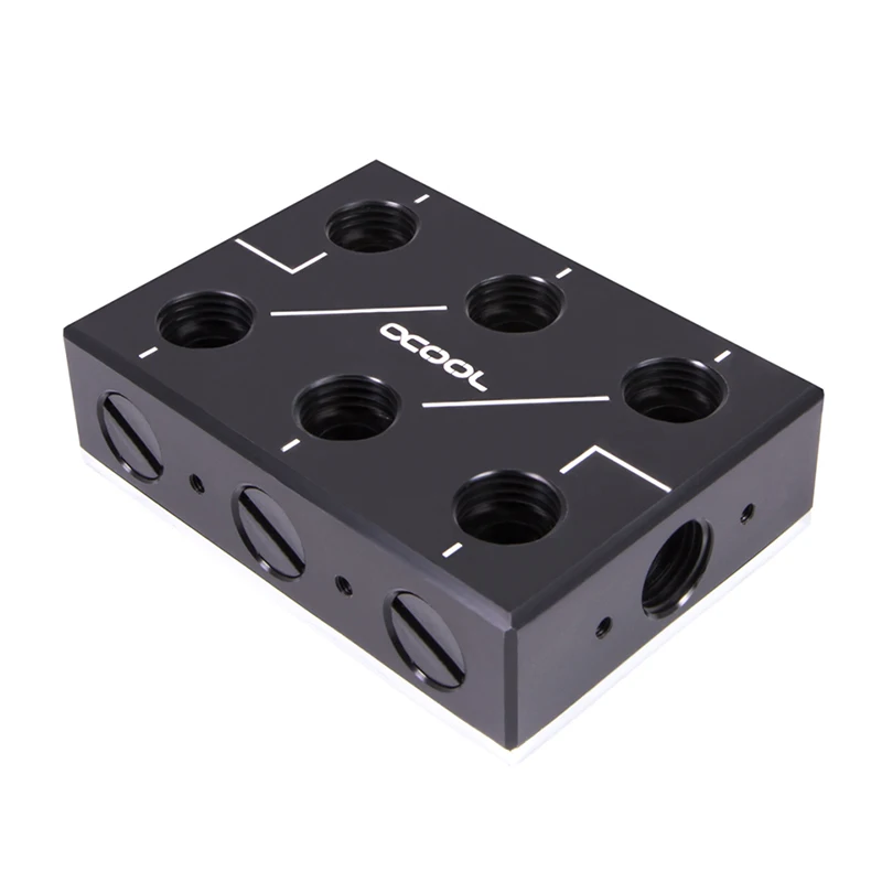 Alphacool es Distro Placa c1 c2 c3 c5 para o Case Pequeno Servidor Sistema de Construção de Circuito Fluido de Refrigeração de Água da Estação de Trabalho 100