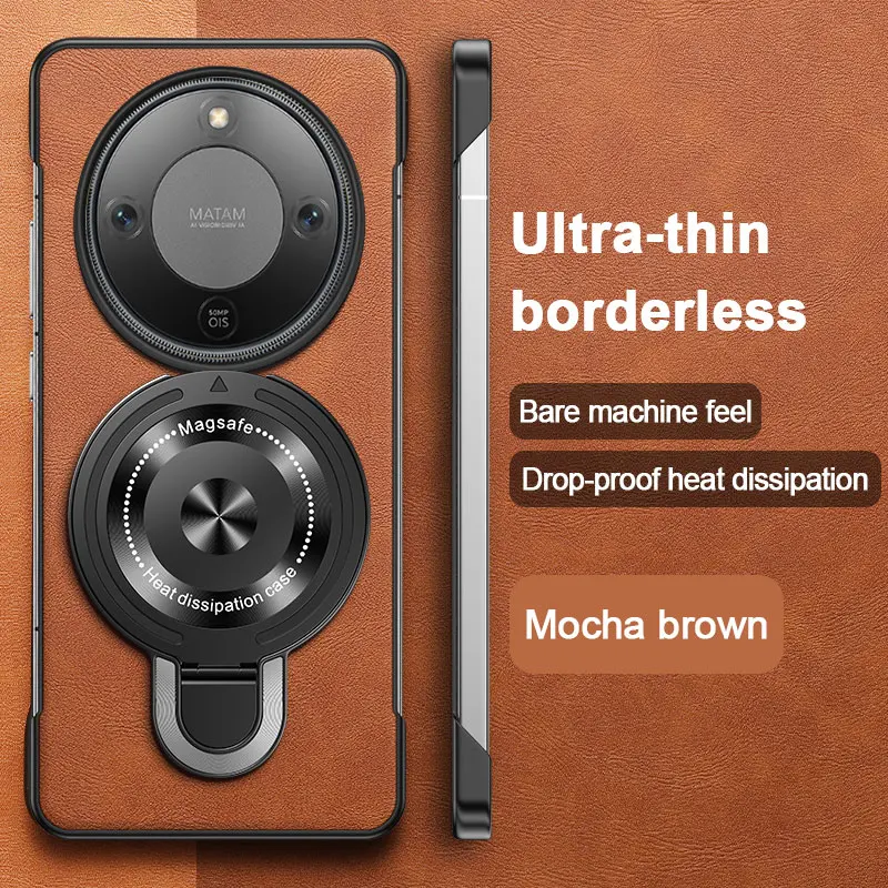 حافظة لهاتف Honor X9D حامل مغناطيسي بدون إطار من ج...