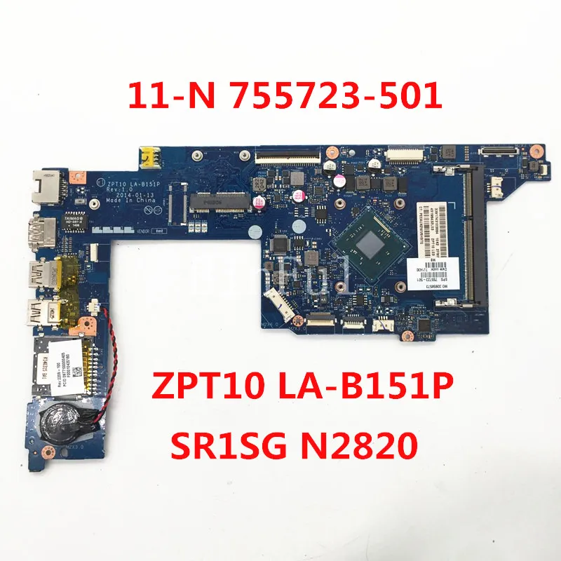 Материнская плата для ноутбука Pavilion 11-N 755723-001 755723-501 755723-601 ZPT10 LA-B151P с процессором