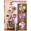 8 Tiered Plant Stands with Wheel 64" Tall Shelf for Indoor Multiple Metal Plants Flower Holder, Plant Shelves 3