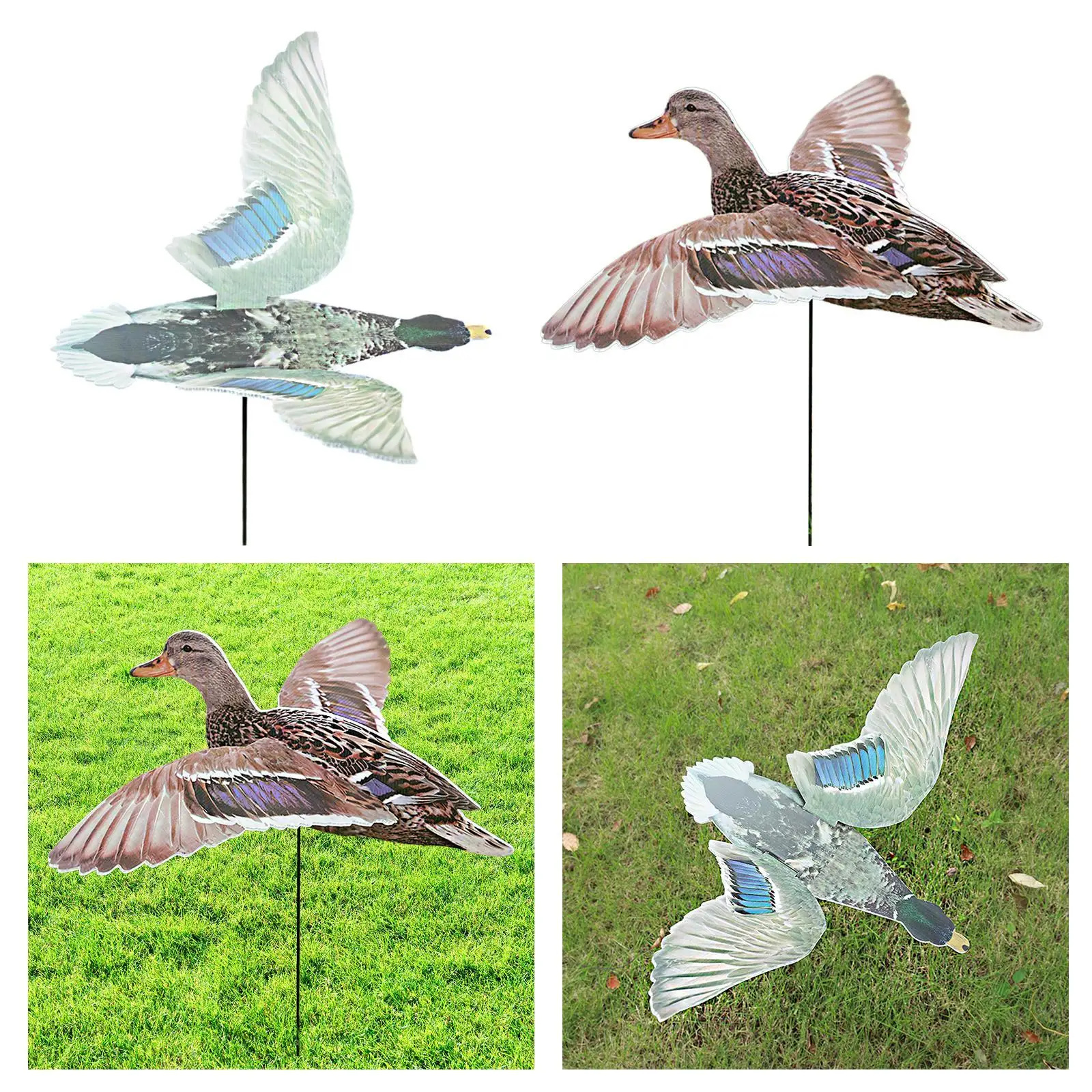Duck Decoy Multifunctional Realistic Lightweight Decoration Yard Portable Spread Winged Easily Install Novelty Simulation Decoy Duck Decoy Multifunctional Realistic Lightweight Decoration Yard Portable Spread Winged Easily Install Novelty Simulation Decoy