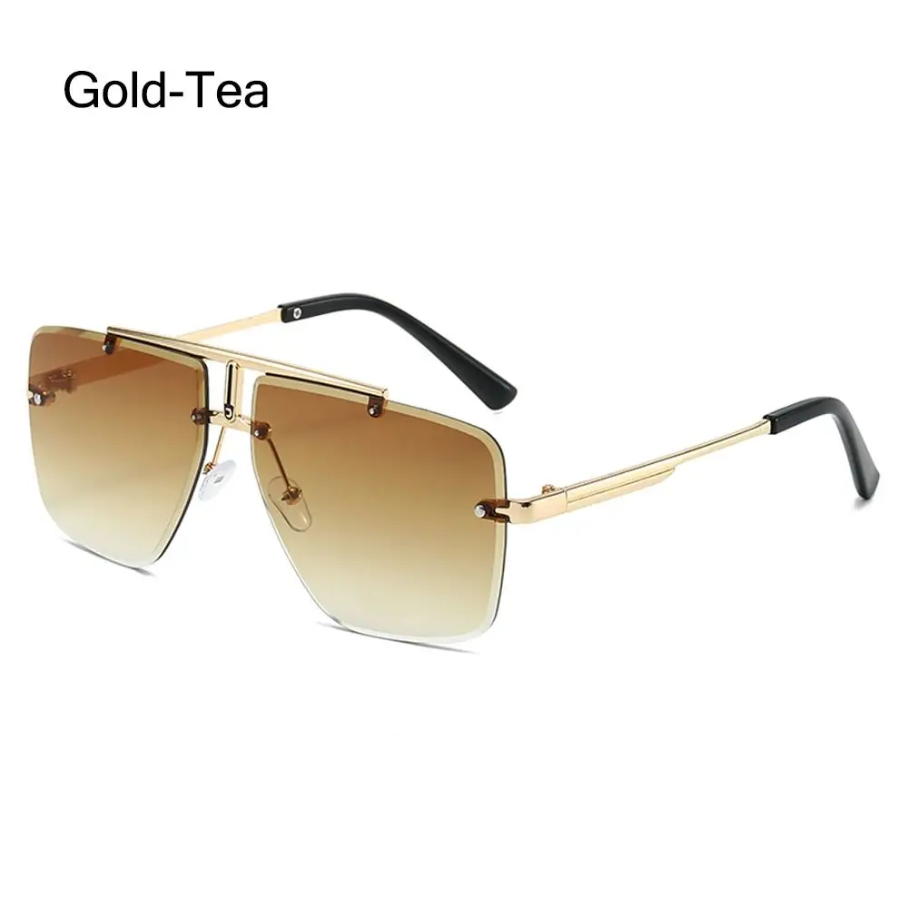 Retro Punk Square Frame Sunglasses - Anti-UV Beach Shades