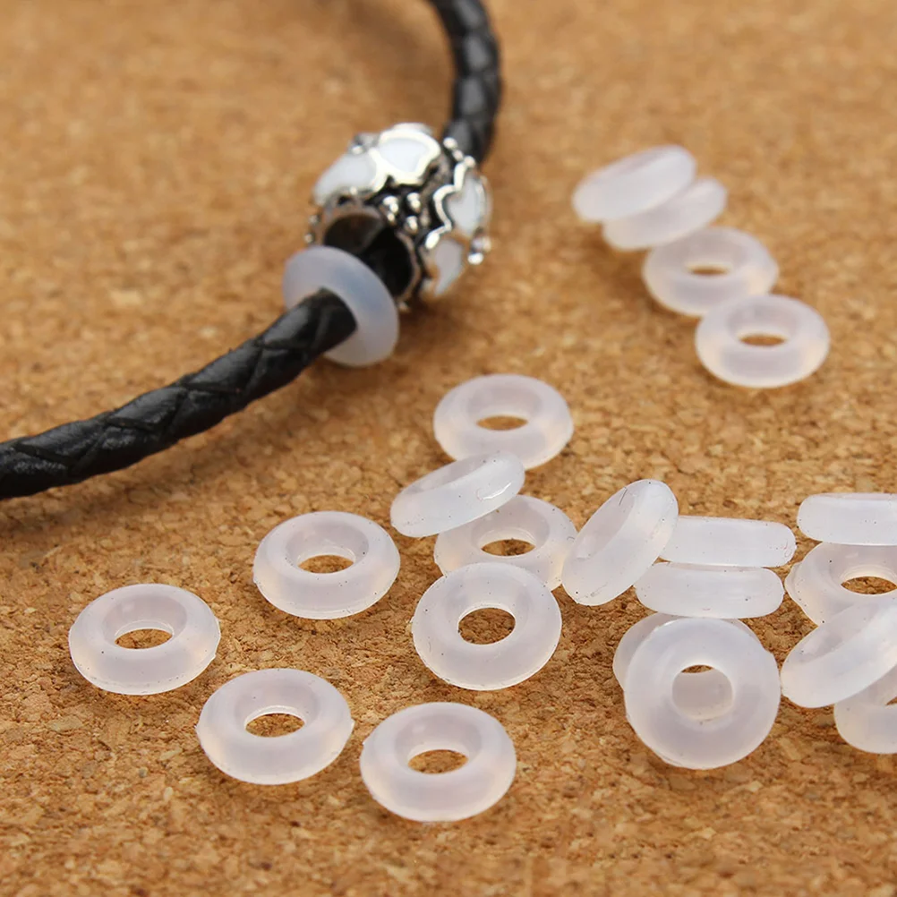 

Anti-slip Rubber Ring for Bracelet Jewelry Making Stopper Bead Beads Anti-skid DIY Accessories Materials Necklaces