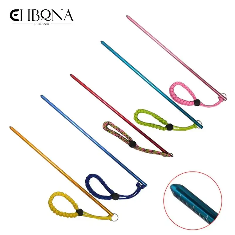 

14''/35cm Diving Stick Aluminum Alloy Noise Maker Rod Pointer with Adjustable Wrist Lanyard Diver Underwater Signaling Devices