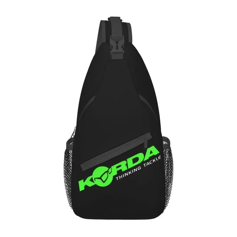 

Korda Fishing Logo Sling Bags for Men Cool Fish Carp Fisherman Shoulder Chest Crossbody Backpack Travel Hiking Daypack