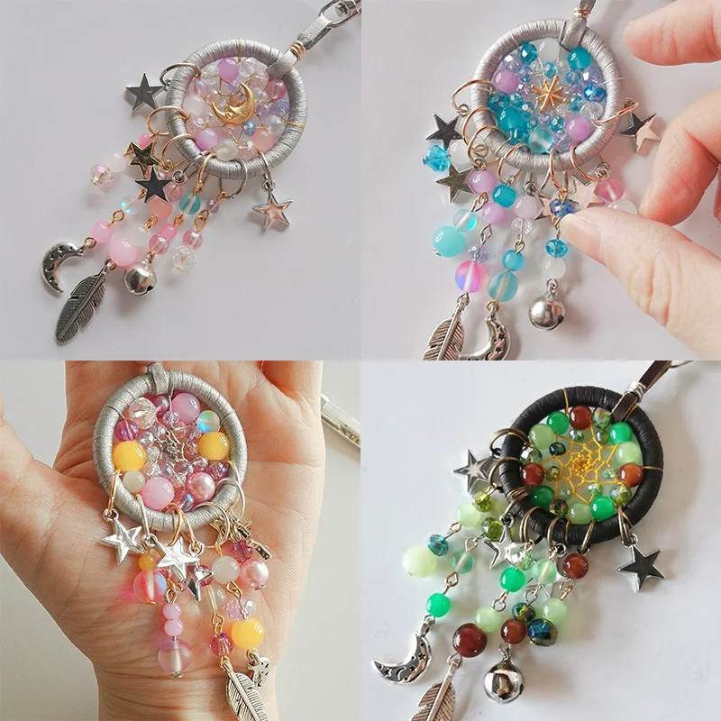 

4cm Candy Star Moon Keychain/Original Handmade Dreamcatcher Creative Gifts Gifts
