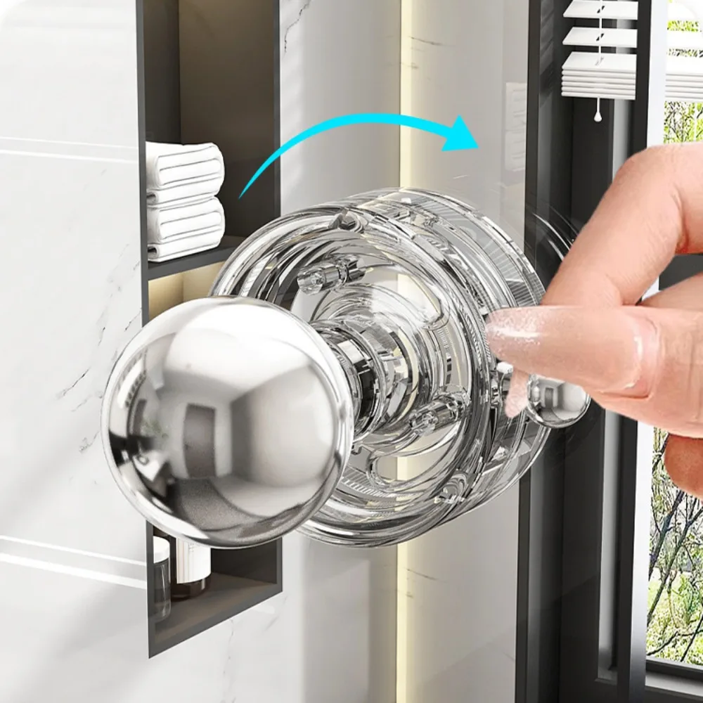 Description Picture 5 of itemFashion PET Suction Cup Handle Multifunctional Furniture Cabinet Knobs Hardware Circular Drawer Handles Drawer